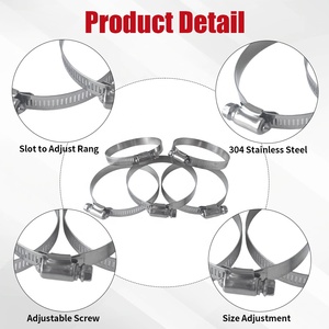 Collier de serrage 43828E pour moteurs NH855 NT855 NT495 NT743 K38 - Pièces de machines - Product Image 3