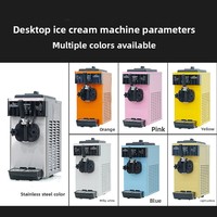 Machine à glace molle professionnelle KLS-606, petite, à tête unique, pour extérieur, en acier inoxydable, argent/noir, garantie un an