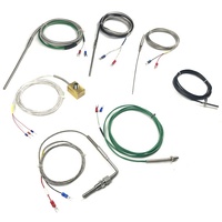 Capteur de température double PT100 PT1000 de classe A, thermocouple de type K J E N personnalisable