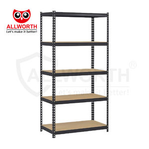 창고 팔레트 접을 수있는 눈물 방울 중형 의무 나무 접시 볼트없는 랙 선반 - Product Image 3