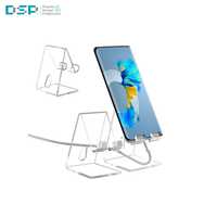 DSP Vietnam usine Transparent acrylique bureau design créatif support de téléphone portable