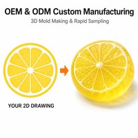 Jouet anti-stress personnalisé en forme de citron, balle à presser en TPR, OEM ODM, jouet sensoriel pour soulager le stress