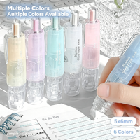Stylo adhésif rétractable personnalisé en gros, double face, haute viscosité, style ruban correcteur, pour fournitures artisanales