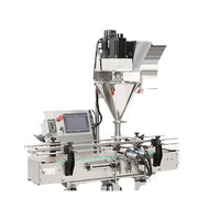 Machine de remplissage semi-automatique de poudre à convoyeur à vis sans fin de table, dosage de poudre sèche haute précision pour épices, lait, protéines, farine