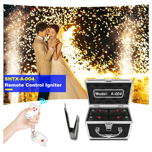 SHTX 4 pièces Dispositif de tir pyrotechnique à flamme froide pour <span class=keywords><strong>mariage</strong></span>, fête, scène, fontaine froide, système de tir sans fil à distance, feux d'artifice - Product Image 6