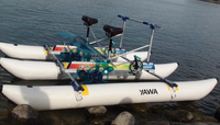 Tube vélo tube et double sièges, bicyclette aquatique de parc, tube d'eau de mer, vtt, haute qualité, modèle