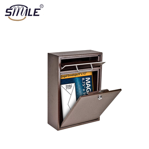Post Box Mailbox Wall Mounted Outdoor Mail Letter Box Residential Parcel Box