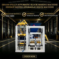 Équipement automatique HS1000 pour briques en cendres volantes, machine de fabrication de briques écologiques en béton à haute densité par moulage hydraulique stable
