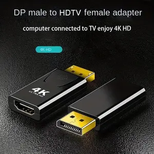 Converter 4K Display Port Male To HDMI Female Adapter Converter Display Port DP To HDMI