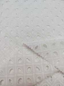 Évider tissé <span class=keywords><strong>français</strong></span> Guipure fantaisie Style plaine teint coloré Voile coton broderie tissu - Product Image 2