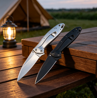 Couteau pliant EDC en acier inoxydable OEM personnalisé pour la survie en plein air, la chasse et le camping