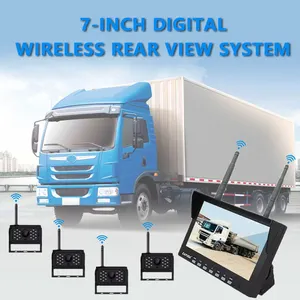 Car Reversing AHD Wireless Truck DVR Monitor Night Vision Reverse Backup Recorder Wifi Camera For Bus Forklift Truck