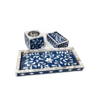 Elegant <b>Oud</b> & Charcoal Incense Set for Ramadan and Eid Luxury Handcrafted Wooden <b>Bakhoor</b> Burner Set with Mother of Pearl Inlay - Product Image 1