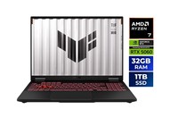 NUEVA EDICIÓN 2026 A_ASUS TUF A16 RTX 5060 Laptop para Juegos, Pantalla de 16" + 165Hz, AMD Ryzen NVIDIA RTX 5060, 326GB DDR5 RAM, 1TB SSD