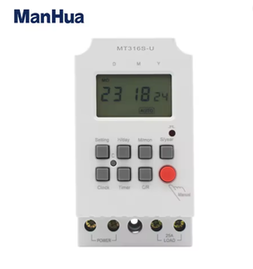 ManHua 220VAC 25A MT316S-U DIN-Schienen Programmierbarer <span class=keywords><strong>Timer</strong></span> mit LCD Tages-/Monats-/Jahres-Zeitschaltuhr - Product Image 5
