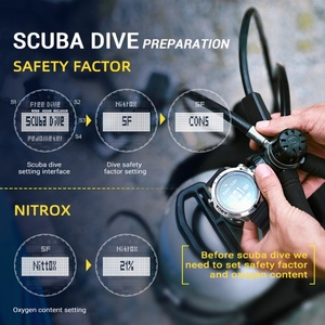Reloj de Buceo Profesional NORTH EDGE para Hombre, Reloj de Buceo con NDL (Tiempo Sin Descompresión), 50M, Altímetro, Barómetro, Brújula - Product Image 6