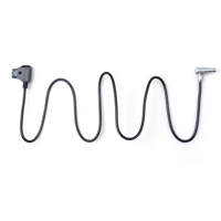 Câble D-TAP Mâle AFHG.0B.302.CPLRD52Z à Angle Droit avec Gaine PVC et Blindage Tressé pour Appareils Photo Professionnels, Lecteurs DVD et Ordinateurs