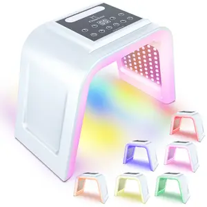 Machine de luminothérapie Led Portable à 7 couleurs, photons, rajeunissement de la peau, beauté du visage, PDT