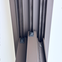 Fenêtre coulissante moderne insonorisée à cadre en aluminium et verre, avec moustiquaire en acier inoxydable pour chambre à coucher, fenêtre à double vitrage peu encombrante