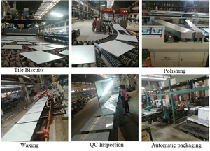 Baldosas de Porcelana de Alta Calidad con Patrón de Azulejos, Acabado Mate Suave, Diseño Moderno de Piedra de Porcelana para Interiores - Product Image 4