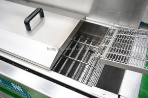 Nueva Línea de Máquinas Freidoras de Alas de <span class=keywords><strong>Pollo</strong></span> Fritas Estilo <span class=keywords><strong>KFC</strong></span> de HUAGANG, Transportador Continuo, Acero Inoxidable 304, Personalizable - Product Image 5