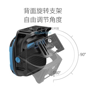 Smiling Shark LED <b>Work</b> <b>Light</b> <b>Rechargeable</b> Floodlight Magnetic Base Hand Crank Outdoor - Product Image 3