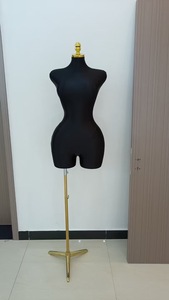 Nouveau moins cher tissu femme mannequins <span class=keywords><strong>poupée</strong></span> femmes <span class=keywords><strong>grande</strong></span> taille robe mousse <span class=keywords><strong>mannequin</strong></span> demi-corps dames robe forme <span class=keywords><strong>mannequin</strong></span> - Product Image 4