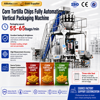 Machine d'emballage verticale automatique multifonctionnelle VFFS pour chips de maïs tortilla
