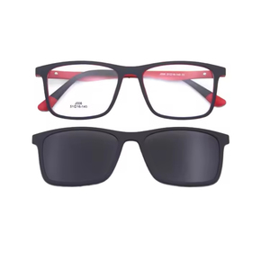 Venta al por mayor de anteojos para niños, <span class=keywords><strong>monturas</strong></span> ópticas TR90 cómodas personalizadas para niños y niñas <span class=keywords><strong>con</strong></span> <span class=keywords><strong>clip</strong></span> para parasoles - Product Image 1