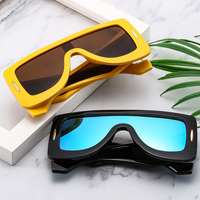 Lunettes de soleil connectées miroir futuristes cyberpunk transfrontalières pour hommes et femmes en Europe et en Amérique