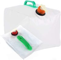 Bidons pliables de 5 litres, conteneur d'eau pliable de 10 litres, 20 litres, sac à eau pliable pour l'extérieur