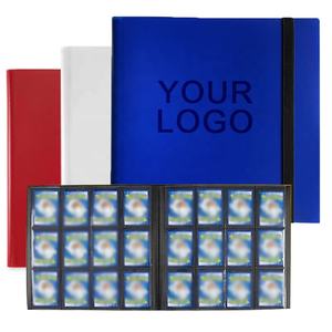 Carpeta de PVC de 6 Colores con <span class=keywords><strong>360</strong></span> Bolsillos de Carga Lateral, Álbum de Fotos para Colección de Tarjetas Coleccionables, Carpeta con Páginas Interiores Fijas - Product Image 1