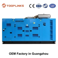 Générateur silencieux robuste 800 kVA, série CCEC K38, 660 kW, 825 kVA, 850 kVA, 900 kVA, 1000 kVA, 1 MW, 1250 kVA, générateur minier 50 Hz