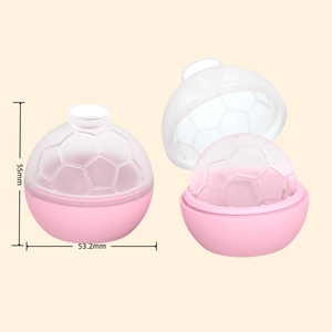 Stampo per Cubetti di Ghiaccio a Forma di Pallone da Calcio 3D in Silicone con LOGO Personalizzato, per Cocktail, Bourbon, Brandy, Whiskey - Product Image 2