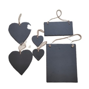 <span class=keywords><strong>Ardoise</strong></span> noire naturelle de style moderne pour accrocher des notes, fabriquée en Chine - Product Image 1