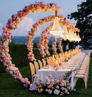 Support de lustre en métal sur mesure SMS Tall, disponible en toutes les couleurs, 3m, pour décoration de mariage, événement ou fête