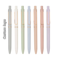Stylo Gel Rétractable Personnalisé avec Logo, Pointe Balle Morandi 0,5 mm, Plastique, Marque Yilan, Haute Qualité, Vente en Gros, pour Bureau et École