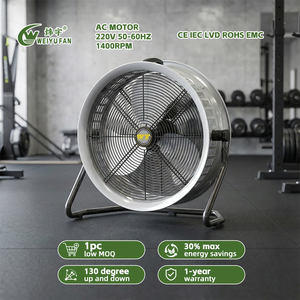 Ventiladores de flujo Industrial Axial de 520MM y 20 pulgadas, soplador de AC inalámbrico, ventilador de suelo de refrigeración de aire - Product Image 1