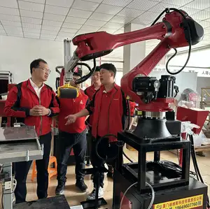 Borunte Mag Mig mesin las otomatis lengan Robot las untuk industri Robot solusi 6 sumbu