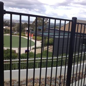 Puerta de <span class=keywords><strong>piscina</strong></span> <span class=keywords><strong>tubular</strong></span> de hierro fundido para jardín, alta calidad, SPF2412-L de esgrima - Product Image 3