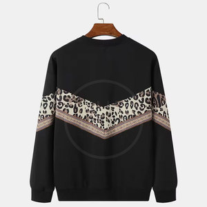 Sudaderas térmicas de gran tamaño personalizadas para hombre, ropa de calle teñida lisa de algodón 100%, gran oferta, patrones estampados, talla 3XL de invierno - Product Image 2