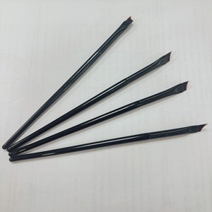 Pinceau à ongles oblique pour French manucure, pinceau <span class=keywords><strong>de</strong></span> <span class=keywords><strong>dessin</strong></span> pour sourire, nouveau modèle très vendu, en fibres synthétiques acryliques marron - Product Image 4