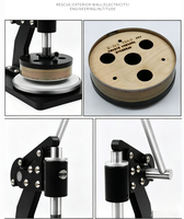 Nouvelle machine de découpe GSM pour tester le poids des tissus, échantillonneur de disques textiles, machine de découpe ronde, coupe-échantillons manuel pour équipement de test de poids