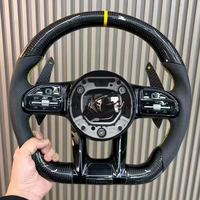 Volant de voiture en fibre de carbone personnalisé pour Mercedes Benz W177 W201 W202 W203 W204 W205 W212 W214 W216 W219 W220, pièces automobiles