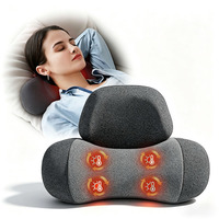 Cosmo Nackenkissen mit CE-Zertifizierung, 3-in-1, 4D, 6 Modi, Stufen, Tiefengewebeentlastung für Rücken, Wirbelsäule, Halswirbelsäule, Schlaf und Entspannung
