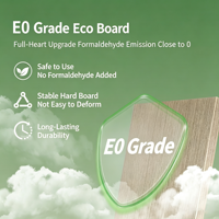 Chaise de bureau modulaire au design moderne avec hauteur réglable, en bois écologique
