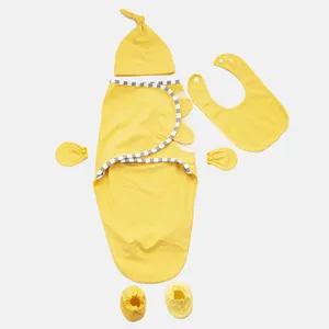 Custom Per You Request Baby Clothes Set With A Hat A Bib 2 Gloves 2 Footie And A Sleeping Bag 7pcs Gift Set