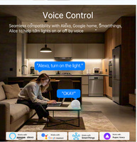 Interrupteur mural tactile intelligent, double bande 2.4G 5G WiFi, contrôleur sans fil pour interrupteur intelligent standard américain, contrôle par application