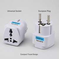 Adaptateur de prise de voyage en cuivre pur, standard européen 10A vers standard allemand, pour usage industriel