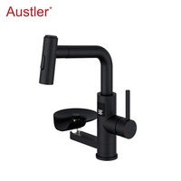 trou tasse rondelle mat noir en acier inoxydable retirer pulvérisateur évier robinet de cuisine avec verre rinceur